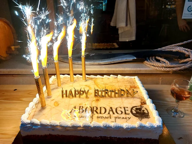 A cake for Abordage’s fifth birthday
