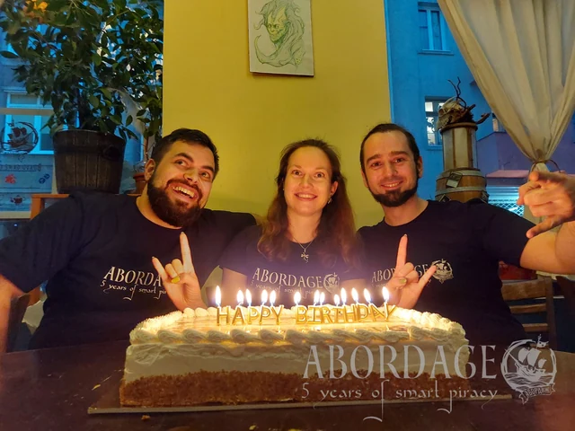 Together for Abordage’s fifth birthday