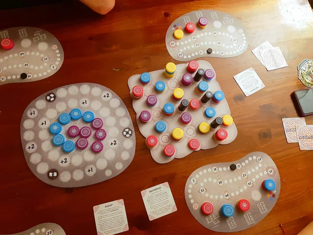 A closer look at a board game