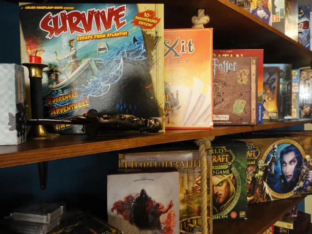 On the shelves of the game library