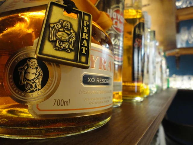 A detail from the bar selection